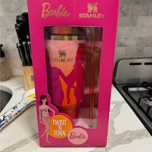 Stanley Barbie Pink and Orange Tumbler